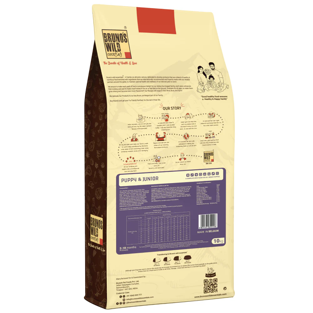 Bruno's Wild Essentials Puppy & Junior Dog Dry Food - Image 7