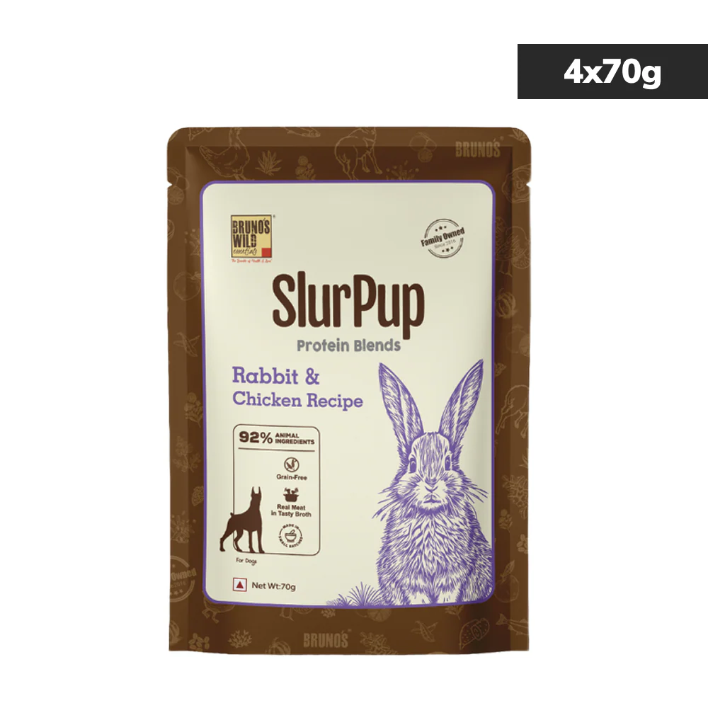 Bruno's Wild Essentials Slurpup Rabbit & Chicken Recipe Dog Wet Food - Image 6