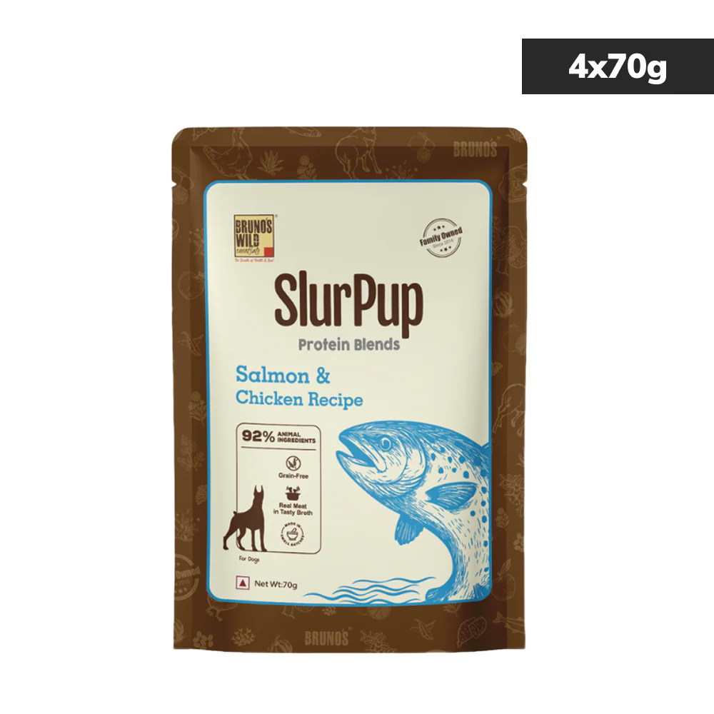 Bruno's Wild Essentials Slurpup Salmon & Chicken Recipe Dog Wet Food - Image 5