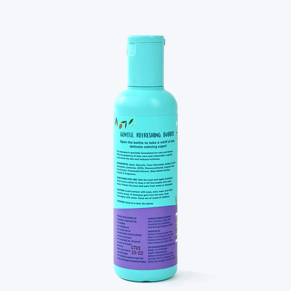 Bubble Up Chamomile and Shea Butter Shampoo for Cats - Image 5