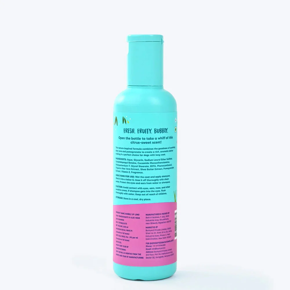 Bubble Up Pomegranate & Aloe Vera 2 In 1 Shampoo with Conditioner for Dogs - Image 2