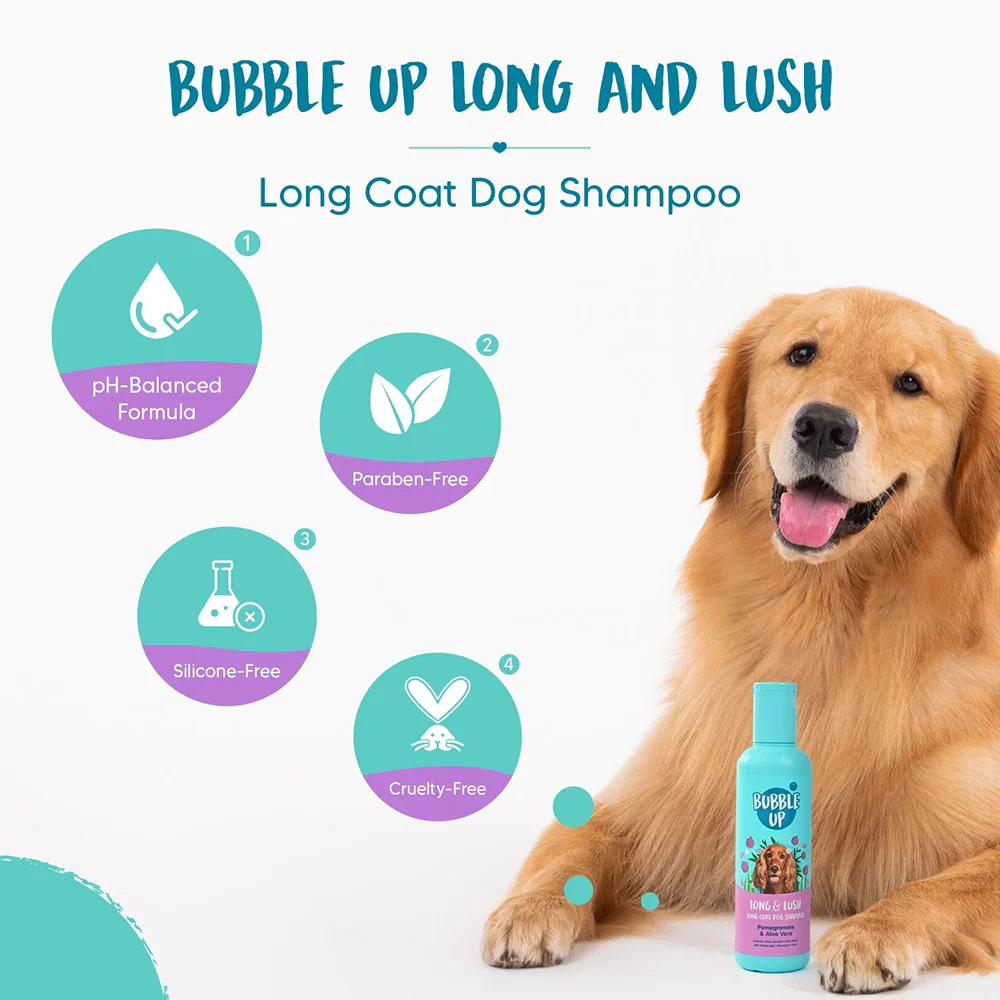 Bubble Up Pomegranate & Aloe Vera 2 In 1 Shampoo with Conditioner for Dogs - Image 5