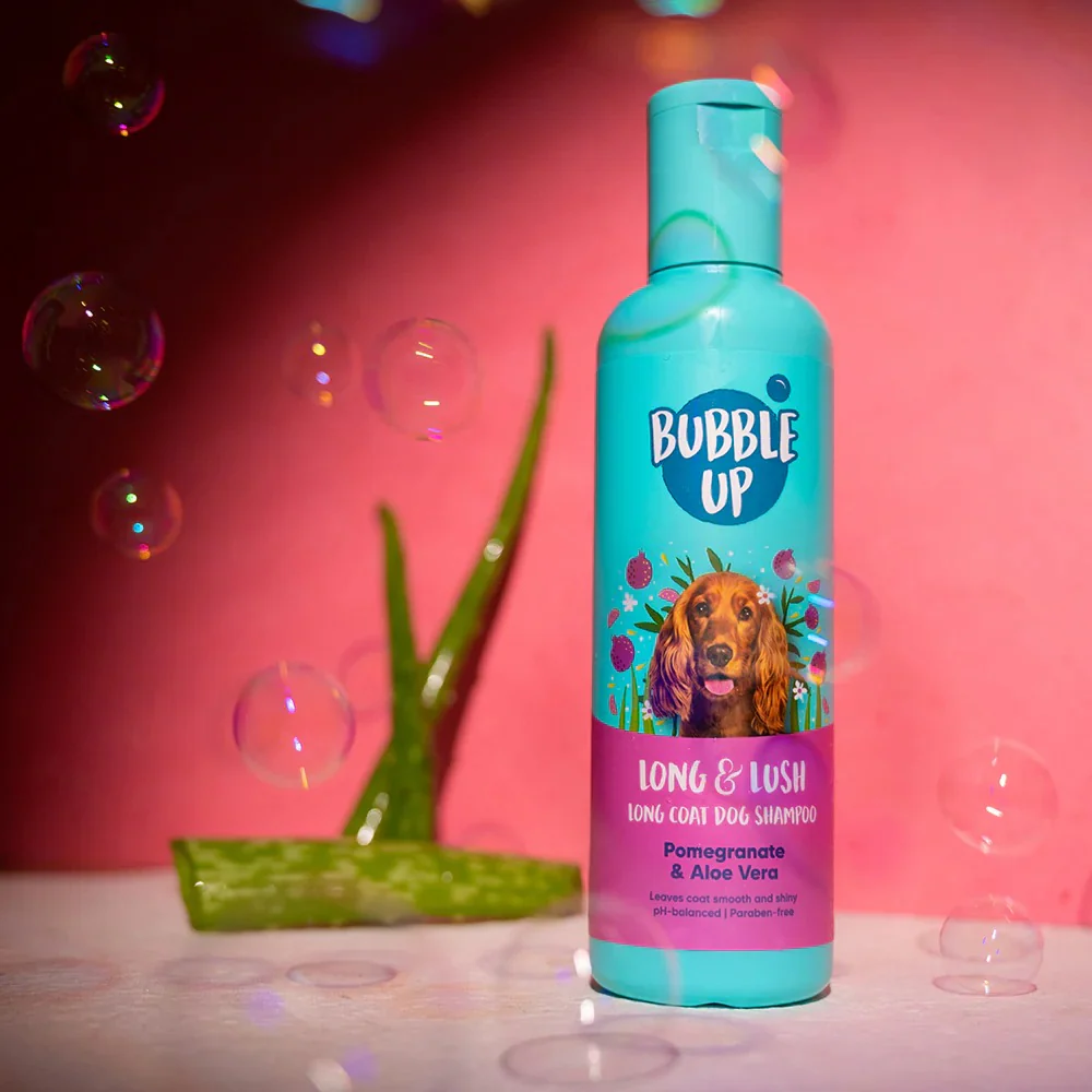 Bubble Up Pomegranate & Aloe Vera 2 In 1 Shampoo with Conditioner for Dogs - Image 6