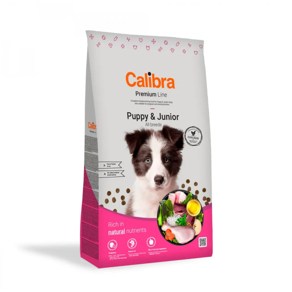 Calibra Dog Premium Line Puppy & Junior Dry Food - Image 2