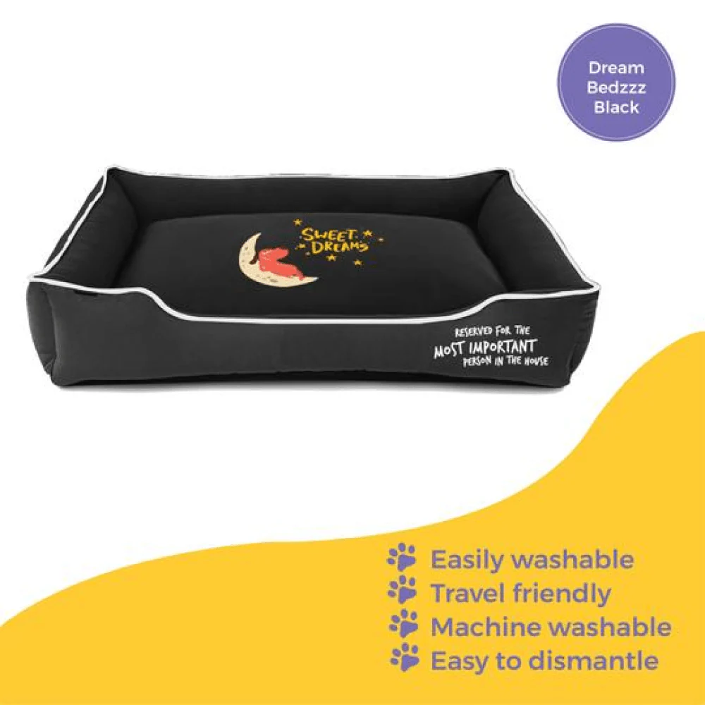 Captain Zack Dream Bedzzz for Dogs (Black) - Image 5