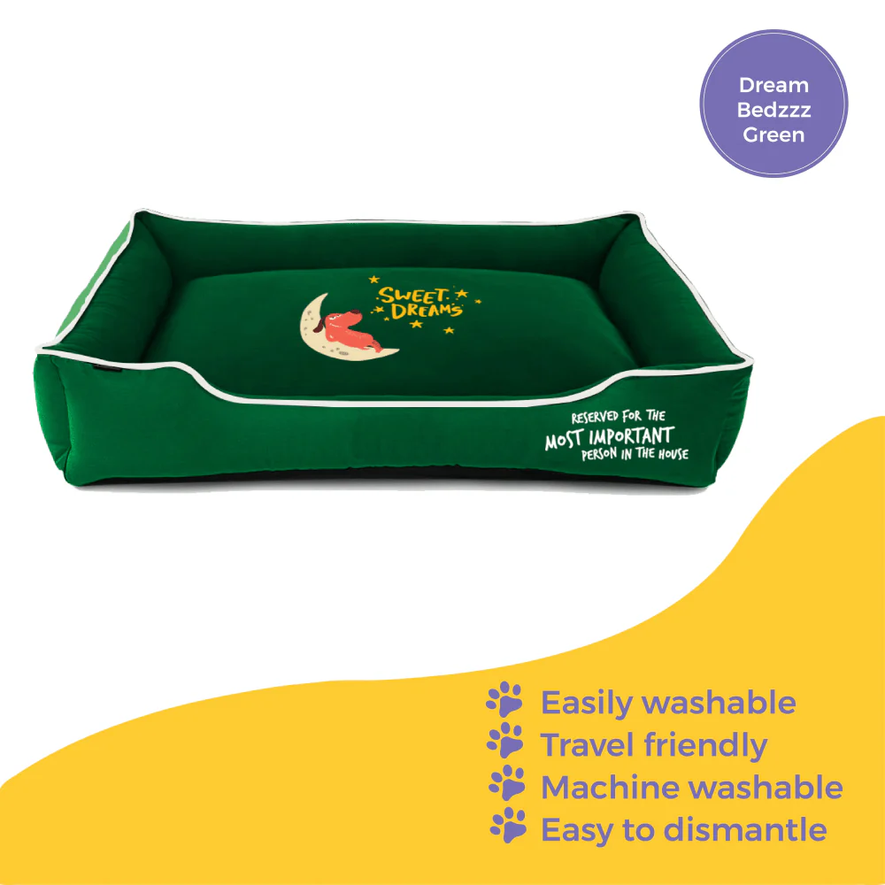 Captain Zack Dream Bedzzz for Dogs (Green) - Image 6