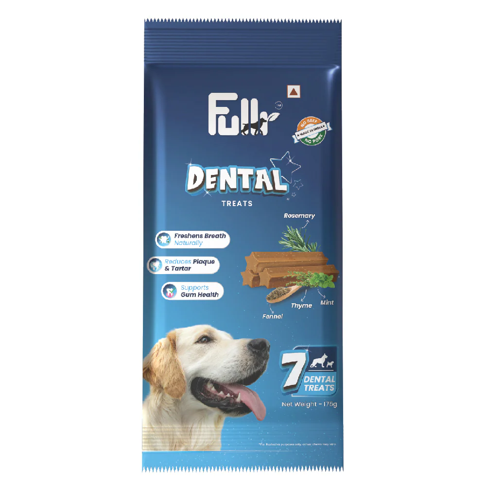 Carniwel Fresh Chicken Kibble Large Breed Dry Food and Fullr Dental Dog Treats - Image 8