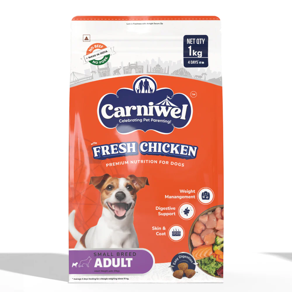 Carniwel Fresh Chicken Kibble Small Breed Adult Dog Dry Food - Image 10