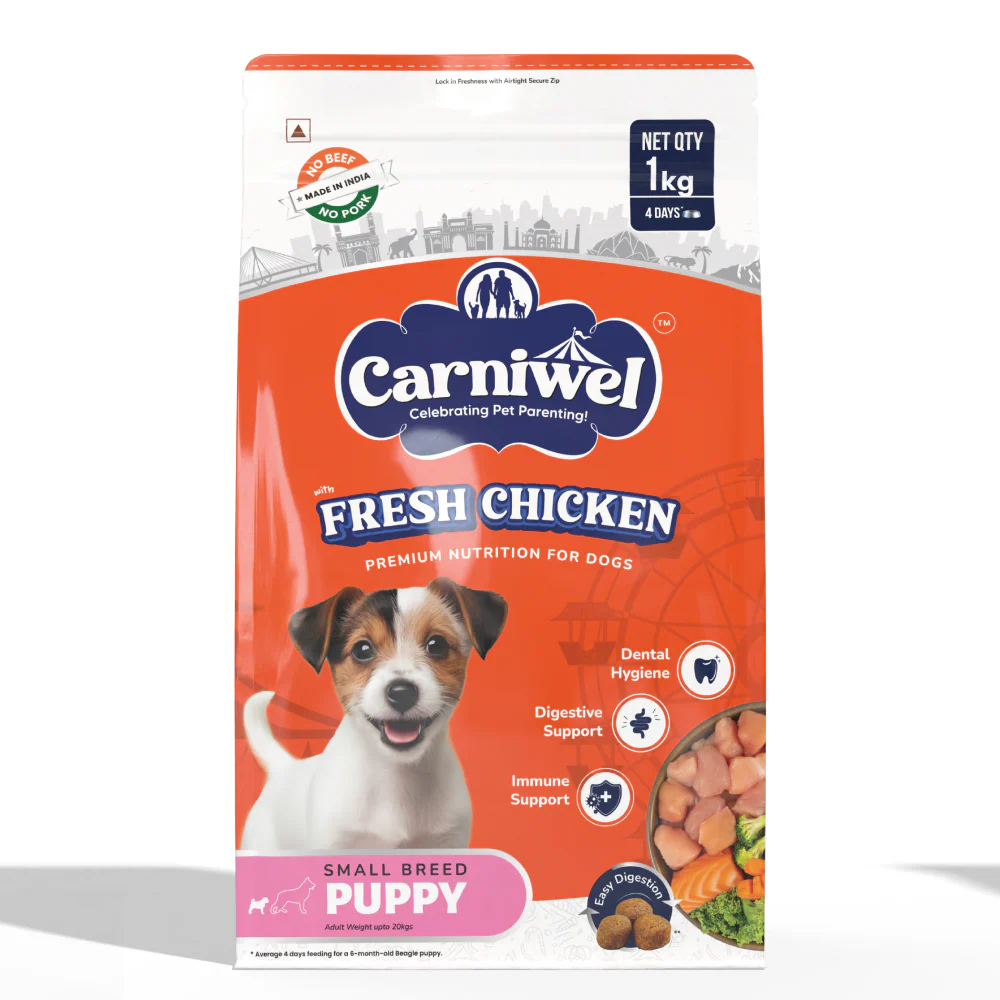 Carniwel Fresh Chicken Kibble Small Breed Puppy Dog Dry Food - Image 7