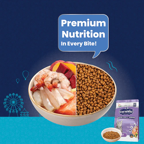 Carniwel Fresh Fish and Shrimp For Adult Cat Dry Food - Image 5