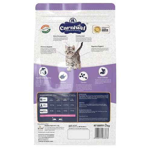 Carniwel Fresh Fish and Shrimp For Kitten Cat Dry Food - Image 11
