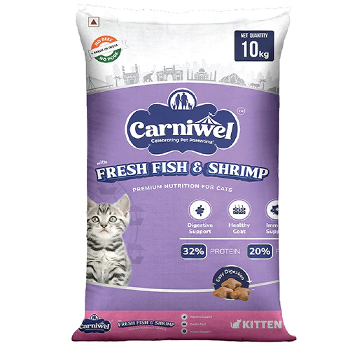 Carniwel Fresh Fish and Shrimp For Kitten Cat Dry Food - Image 12