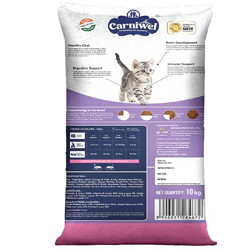 Carniwel Fresh Fish and Shrimp For Kitten Cat Dry Food - Image 13