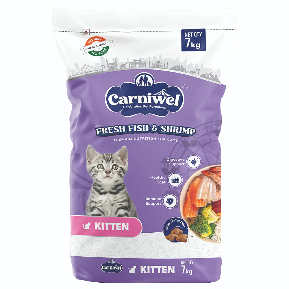 Carniwel Fresh Fish and Shrimp For Kitten Cat Dry Food - Image 14