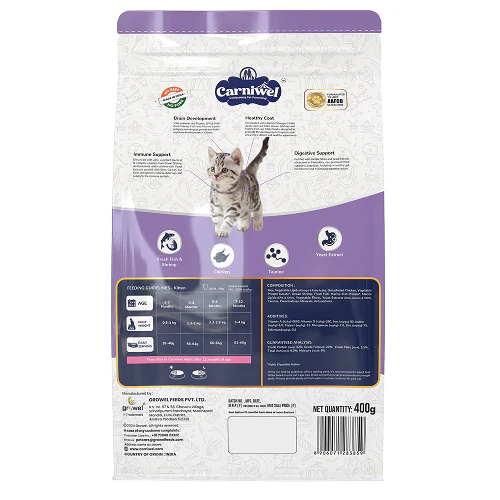 Carniwel Fresh Fish and Shrimp For Kitten Cat Dry Food - Image 6
