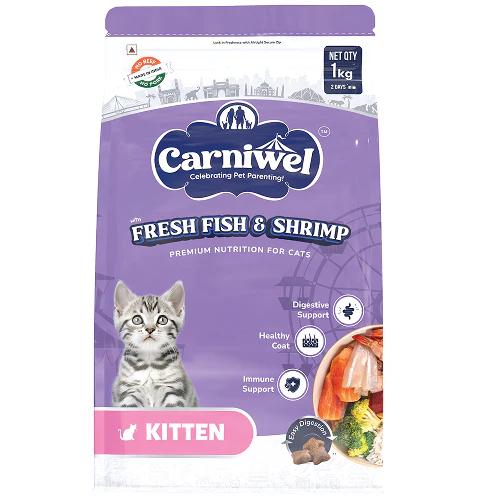 Carniwel Fresh Fish and Shrimp For Kitten Cat Dry Food - Image 8