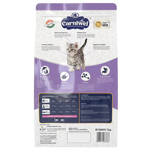 Carniwel Fresh Fish and Shrimp For Kitten Cat Dry Food - Image 9