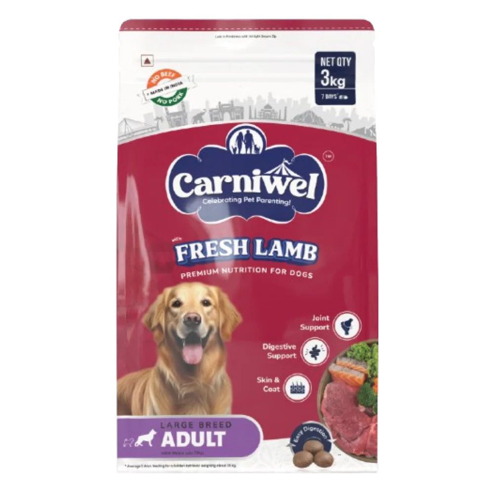 Carniwel Fresh Lamb Large Breed Adult Dog Dry Food - Image 8