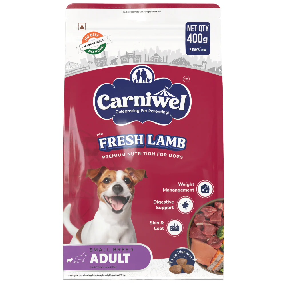 Carniwel Fresh Lamb Small Breed Adult Dog Dry Food - Image 7