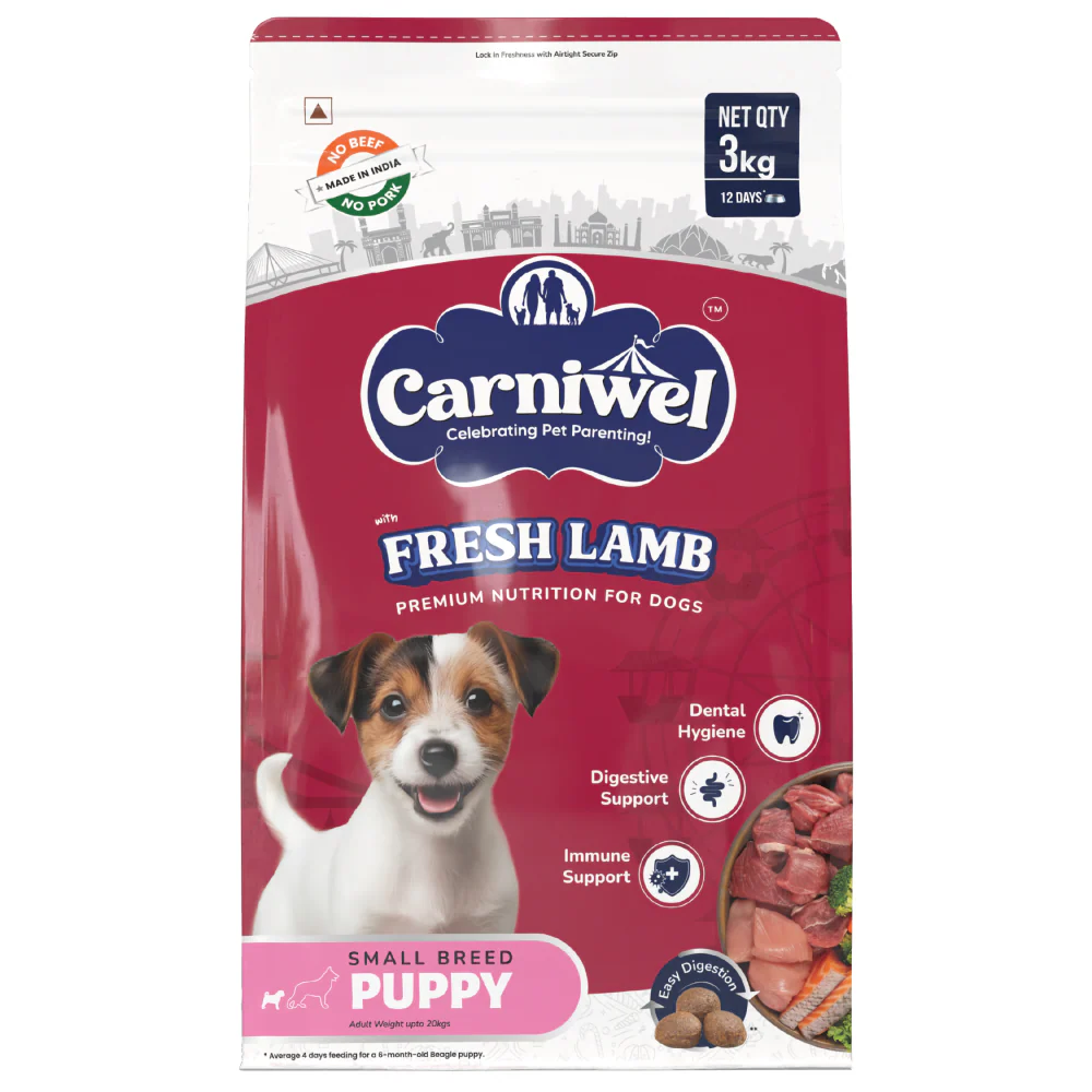 Carniwel Fresh Lamb Small Breed Puppy Dog Dry Food - Image 10