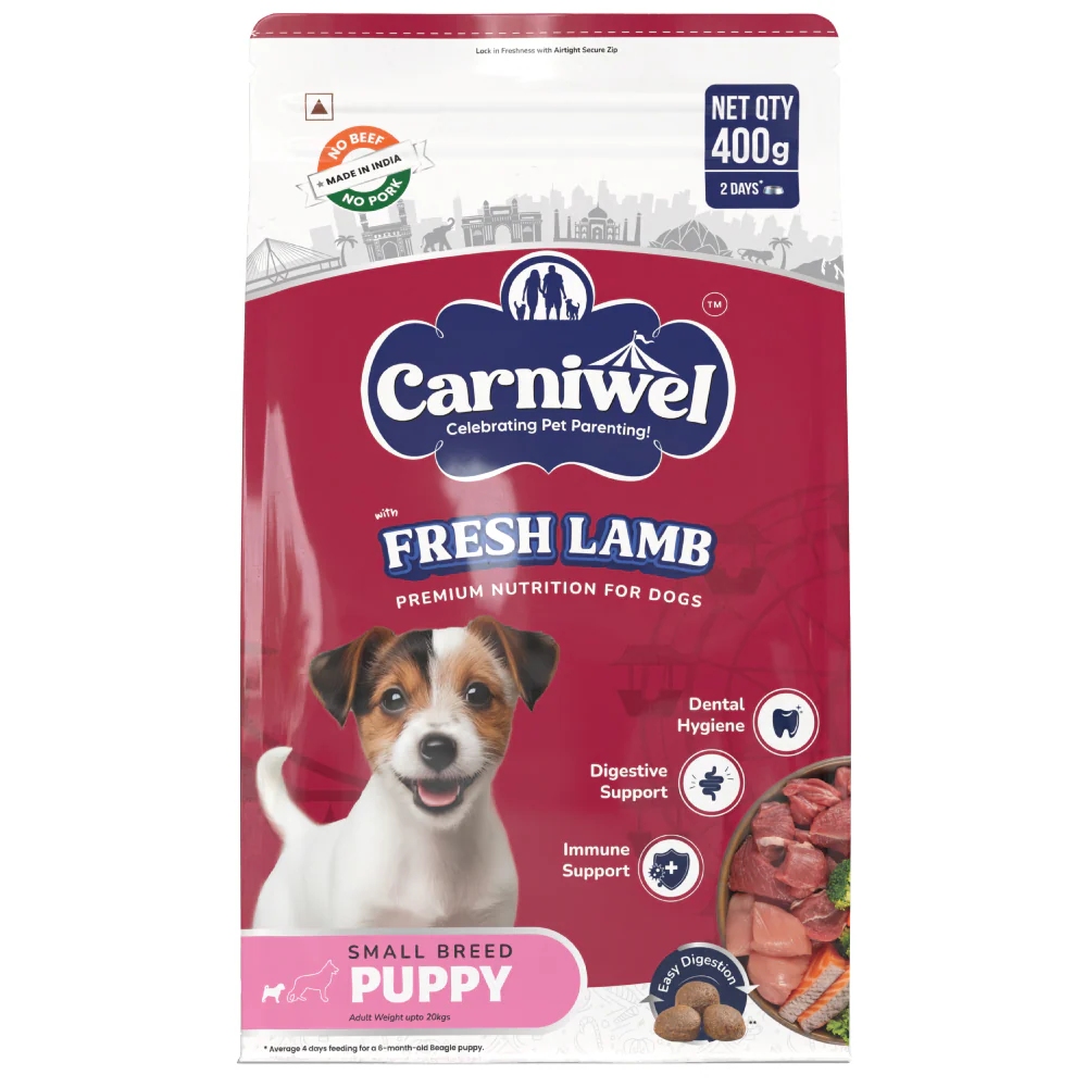 Carniwel Fresh Lamb Small Breed Puppy Dog Dry Food - Image 7