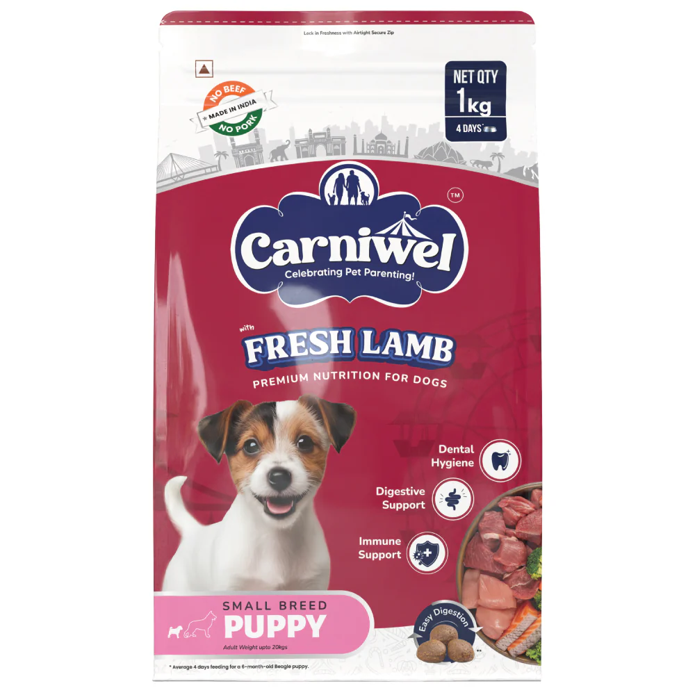 Carniwel Fresh Lamb Small Breed Puppy Dog Dry Food - Image 9