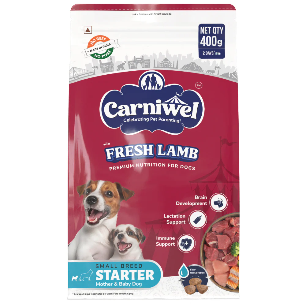 Carniwel Fresh Lamb Starter For Small Breed Mother & Baby Dog Dry Food - Image 7