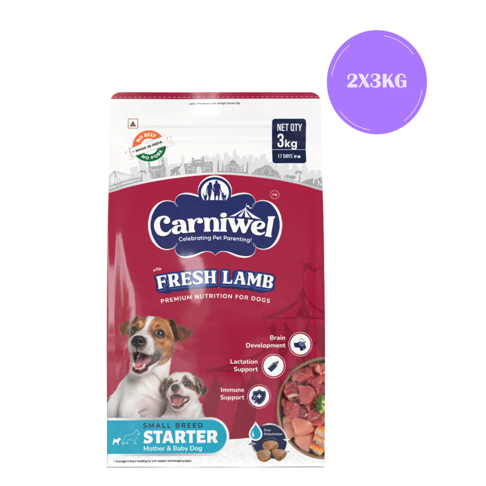 Carniwel Fresh Lamb Starter For Small Breed Mother & Baby Dog Dry Food - Image 10