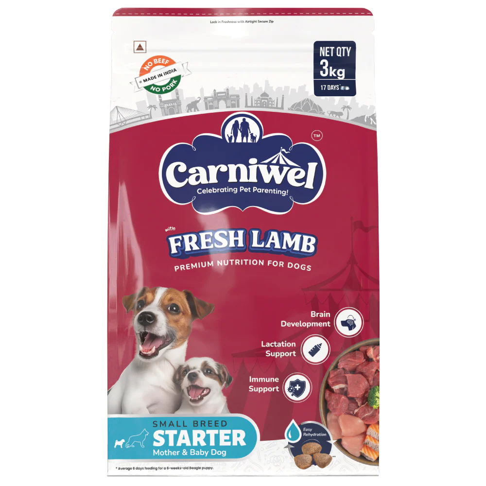 Carniwel Fresh Lamb Starter For Small Breed Mother & Baby Dog Dry Food - Image 9