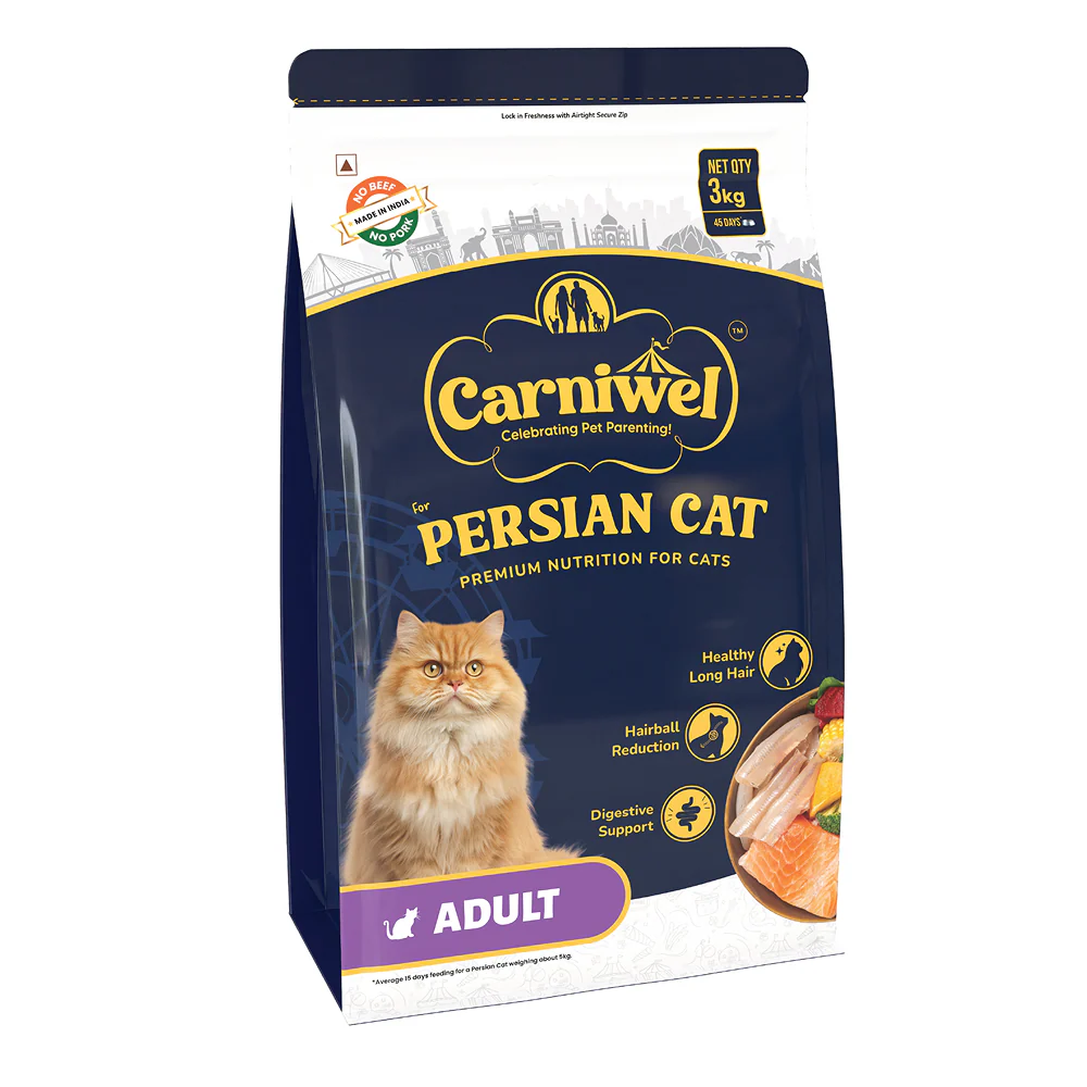 Carniwel Natural Nutrition for Skin, Digestion & Hairball Control Persian Adult Cat Dry Food - Image 10
