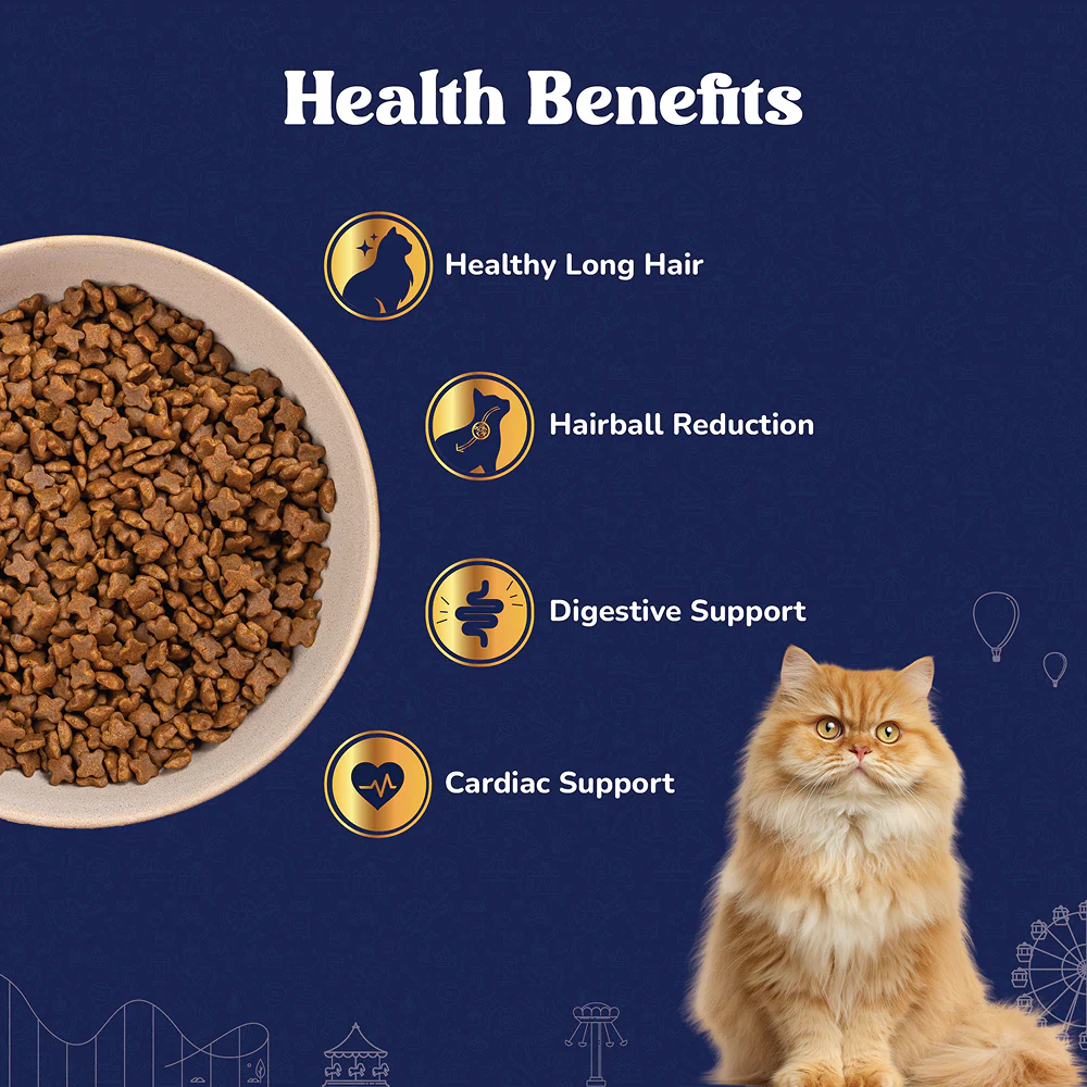 Carniwel Natural Nutrition for Skin, Digestion & Hairball Control Persian Adult Cat Dry Food - Image 2