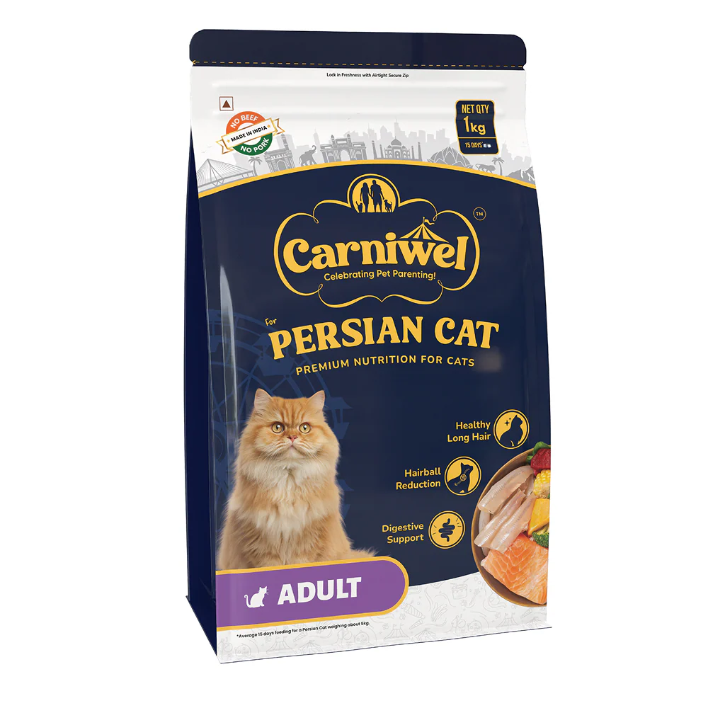 Carniwel Natural Nutrition for Skin, Digestion & Hairball Control Persian Adult Cat Dry Food - Image 7