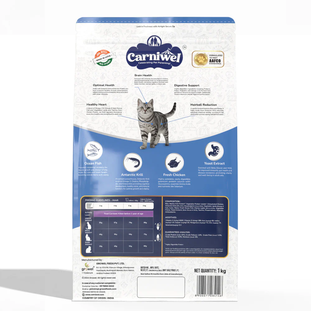 Carniwel Ocean Fish and Krill For Adult Cat Dry Food - Image 10