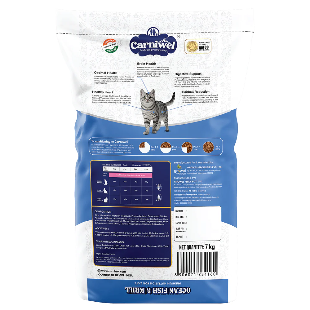 Carniwel Ocean Fish and Krill For Adult Cat Dry Food - Image 13