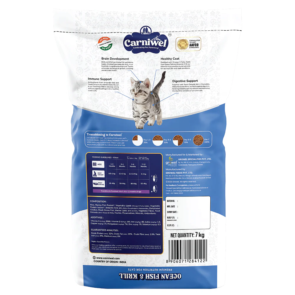 Carniwel Ocean Fish and Krill For Kitten Cat Dry Food - Image 15