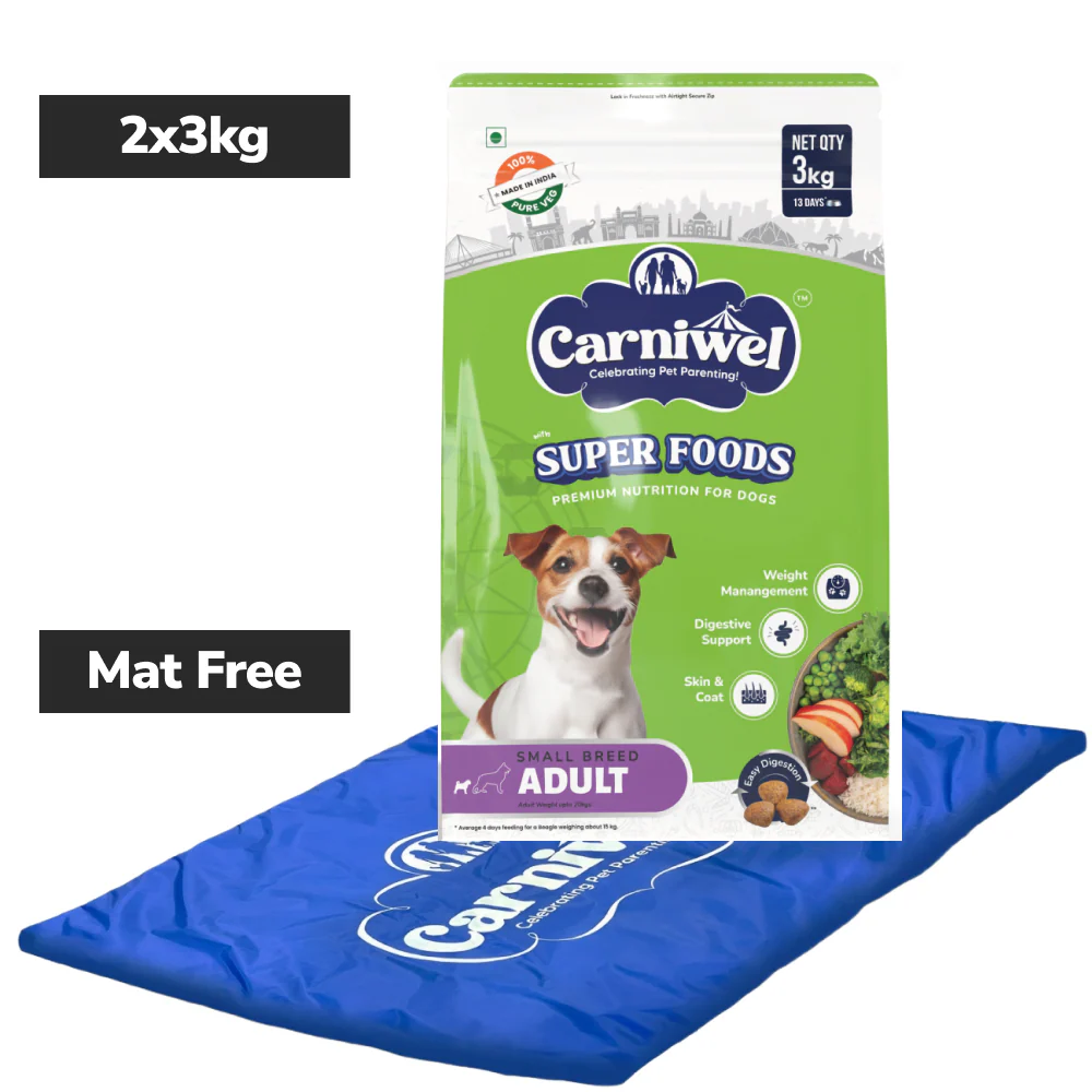 Carniwel Superfoods Veg Kibble Small Breed Adult Dog Dry Food - Image 13