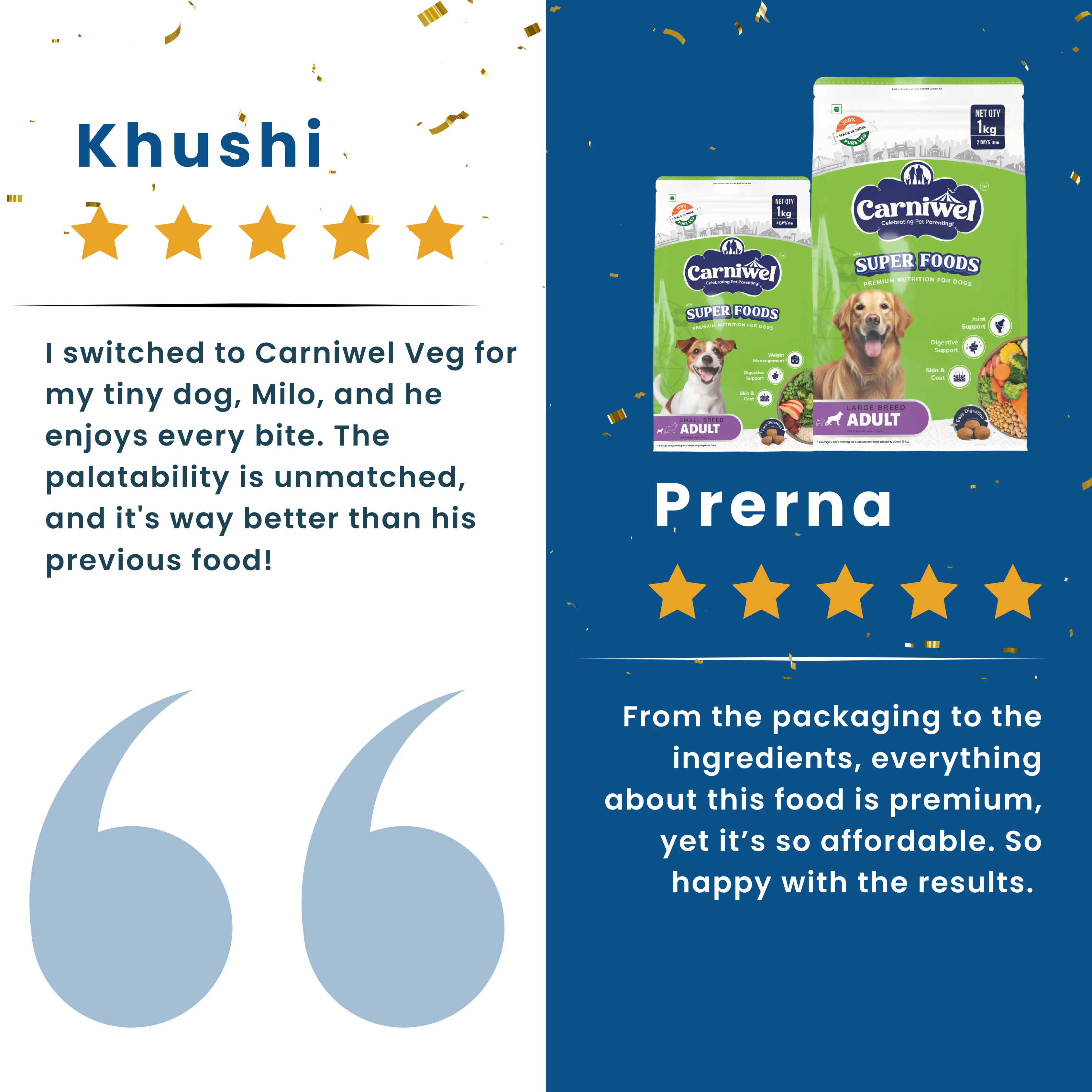 Carniwel Superfoods Veg Kibble Small Breed Adult Dog Dry Food - Image 7