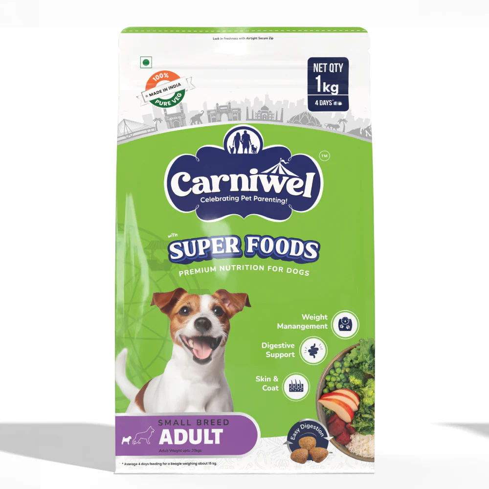 Carniwel Superfoods Veg Kibble Small Breed Adult Dog Dry Food - Image 8