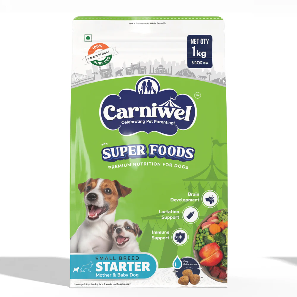 Carniwel Superfoods Veg Kibble Starter For Small Breed Mother & Baby Dog Dry Food - Image 7