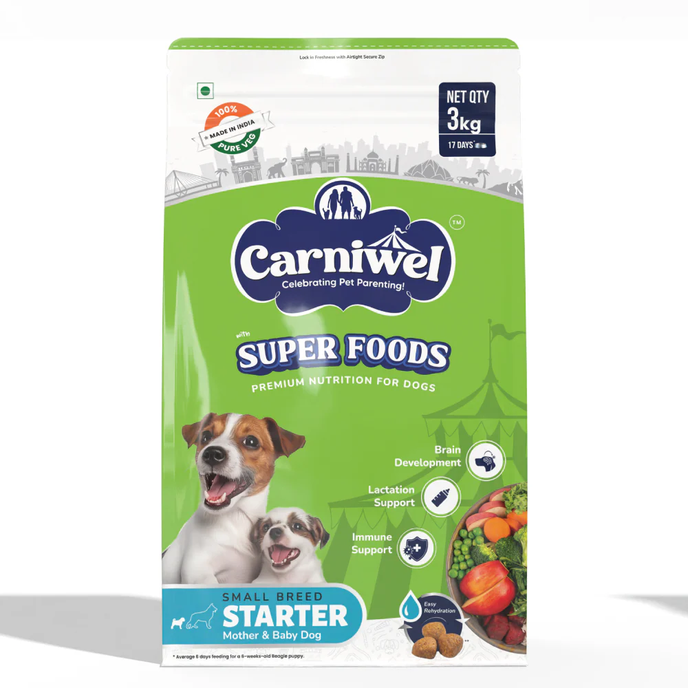 Carniwel Superfoods Veg Kibble Starter For Small Breed Mother & Baby Dog Dry Food - Image 8