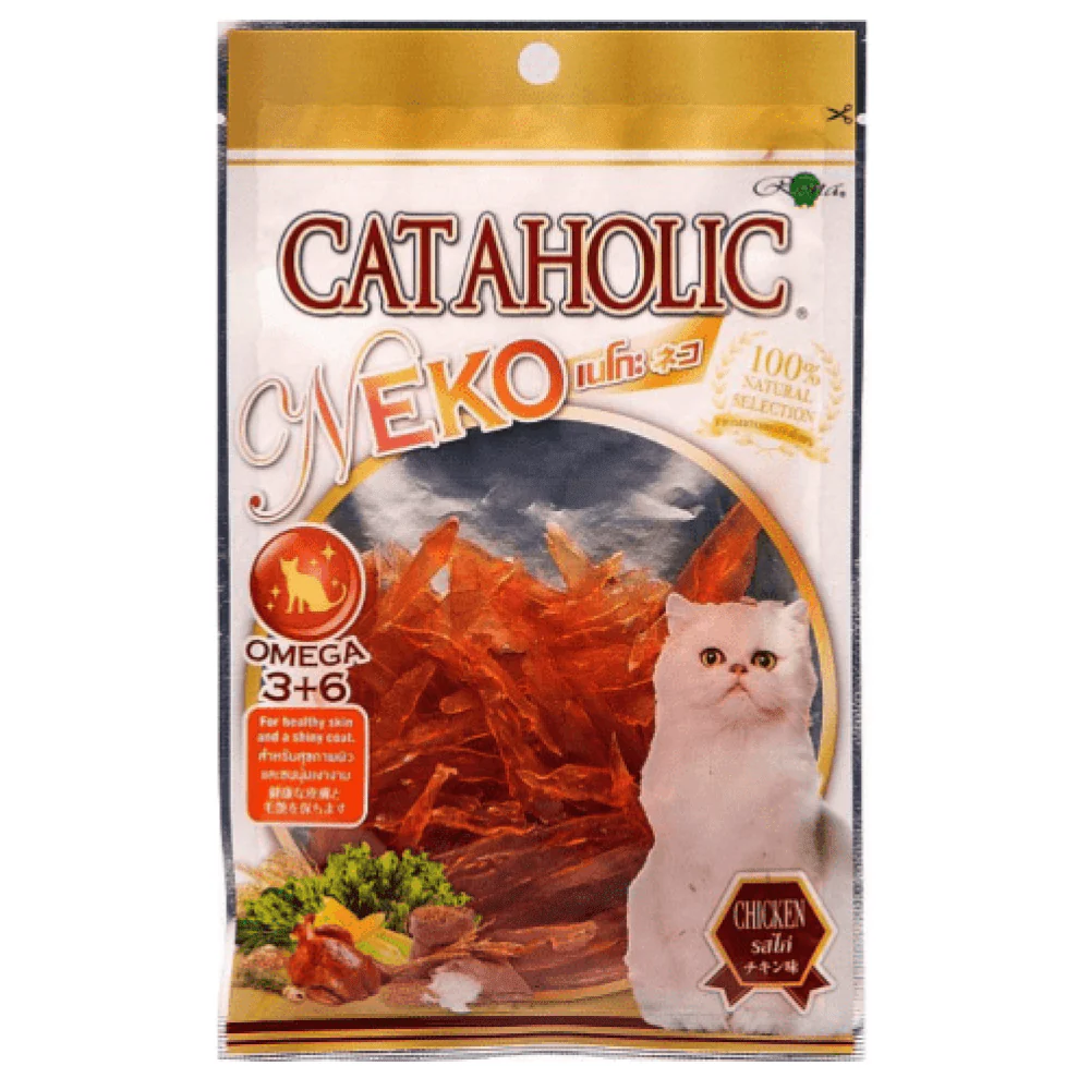 Cataholic Neko Soft Chicken Jerky Sliced Cat Treats - Image 10