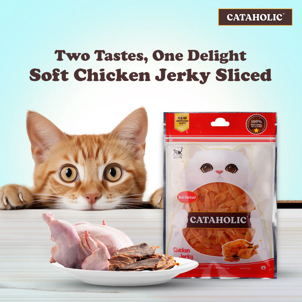 Cataholic Neko Soft Chicken Jerky Sliced Cat Treats - Image 4