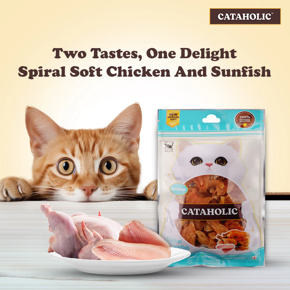 Cataholic Soft Chicken and Sunfish Spiral Cat Treats - Image 2