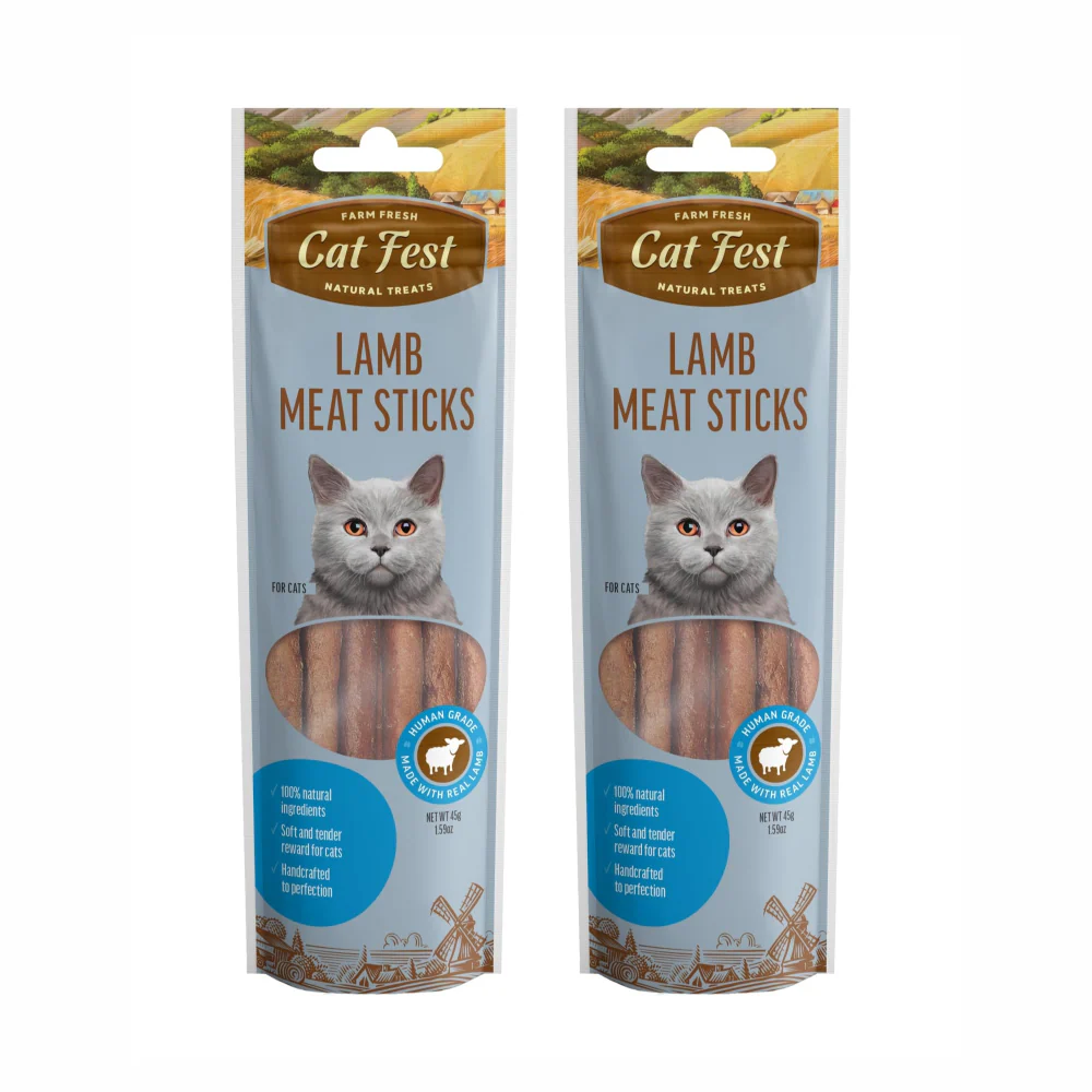 Catfest Lamb Meat Sticks Cat Treats - Image 8