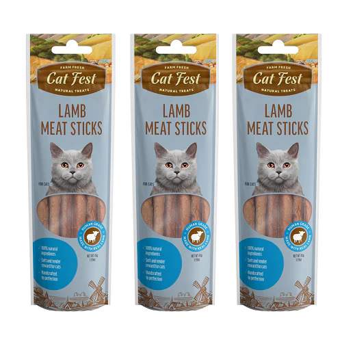 Catfest Lamb Meat Sticks Cat Treats - Image 9