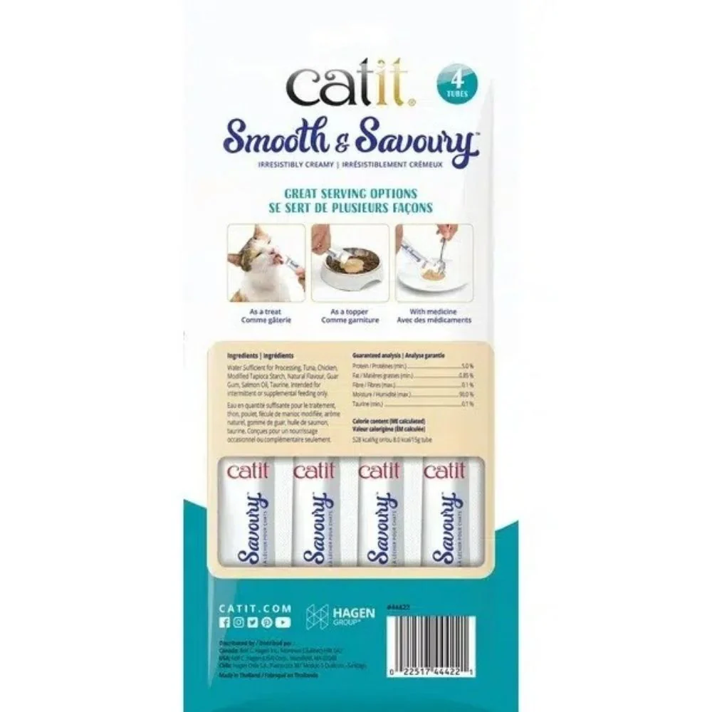 Catit Smooth and Savoury Tuna with Chicken Creamy Cat Treats - Image 2