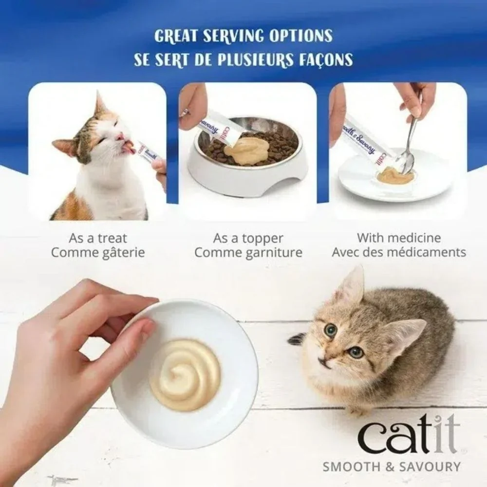 Catit Smooth and Savoury Tuna with Chicken Creamy Cat Treats - Image 3