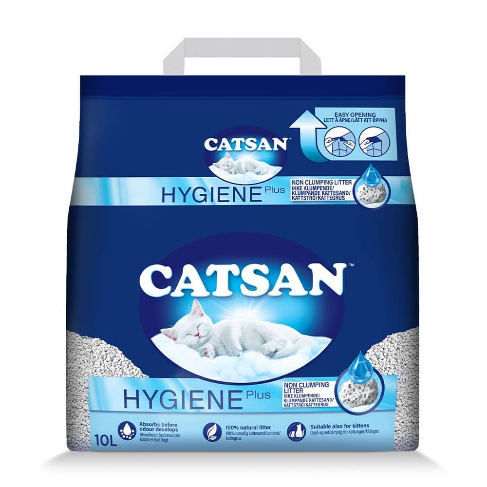 Catsan Hygiene Plus Unscented Non Clumping 100% Natural Cat Litter - Image 2