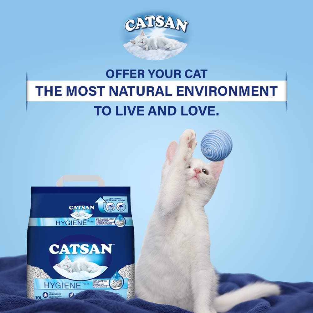 Catsan Hygiene Plus Unscented Non Clumping 100% Natural Cat Litter - Image 8