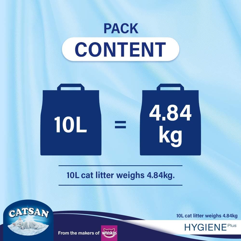 Catsan Hygiene Plus Unscented Non Clumping 100% Natural Cat Litter - Image 12